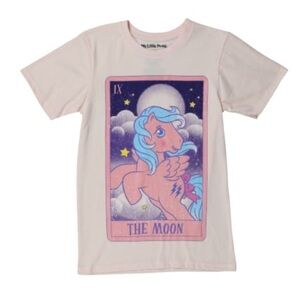 My Little Pony Pegasus Pony on the Moon Tarot Card Graphic T-Shirt